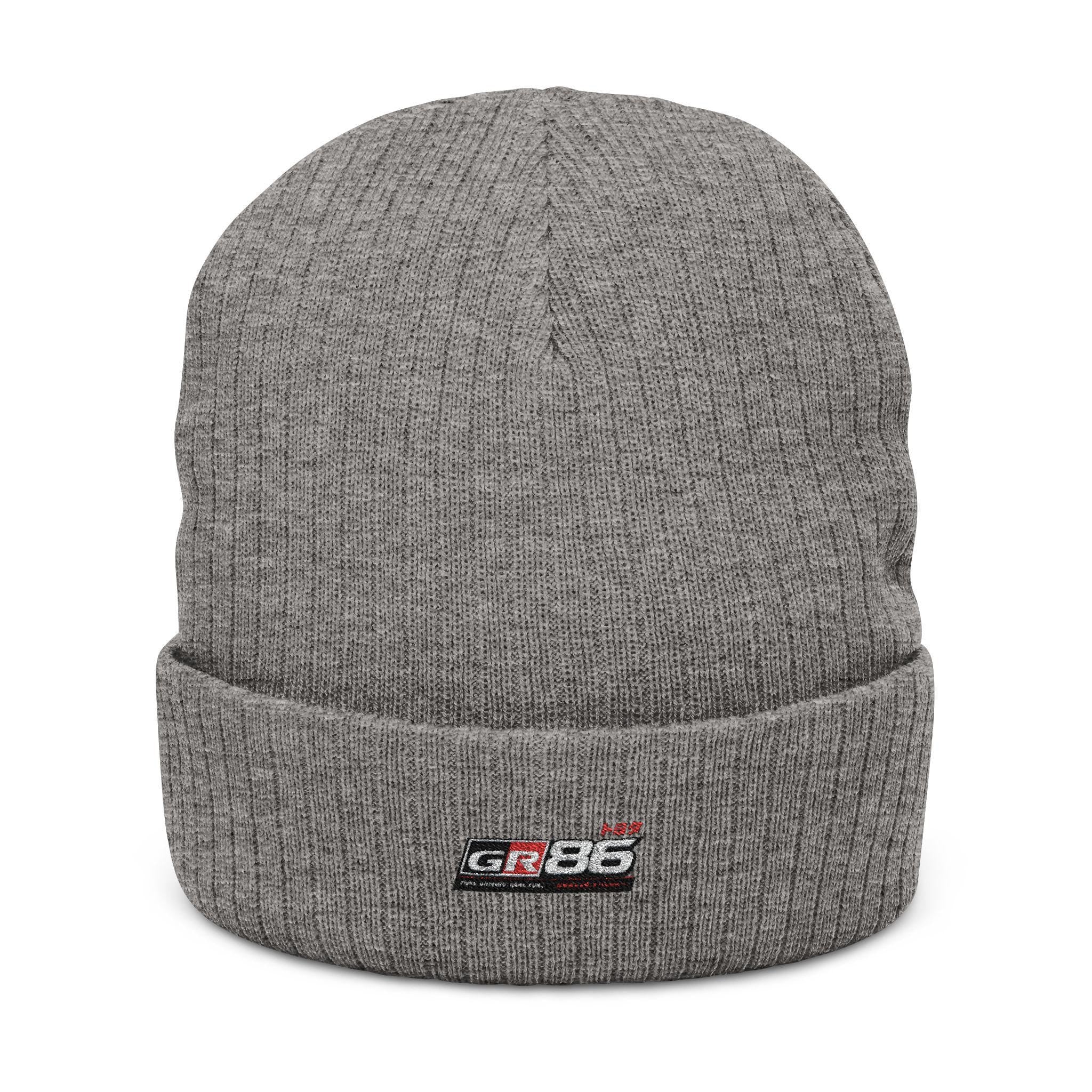 Toyota GR86 Embroidered Beanie | JDM Knit Hat | GR86 Car Enthusiast Gift | Japanese Streetwear Winter Cap | Motorsport Apparel