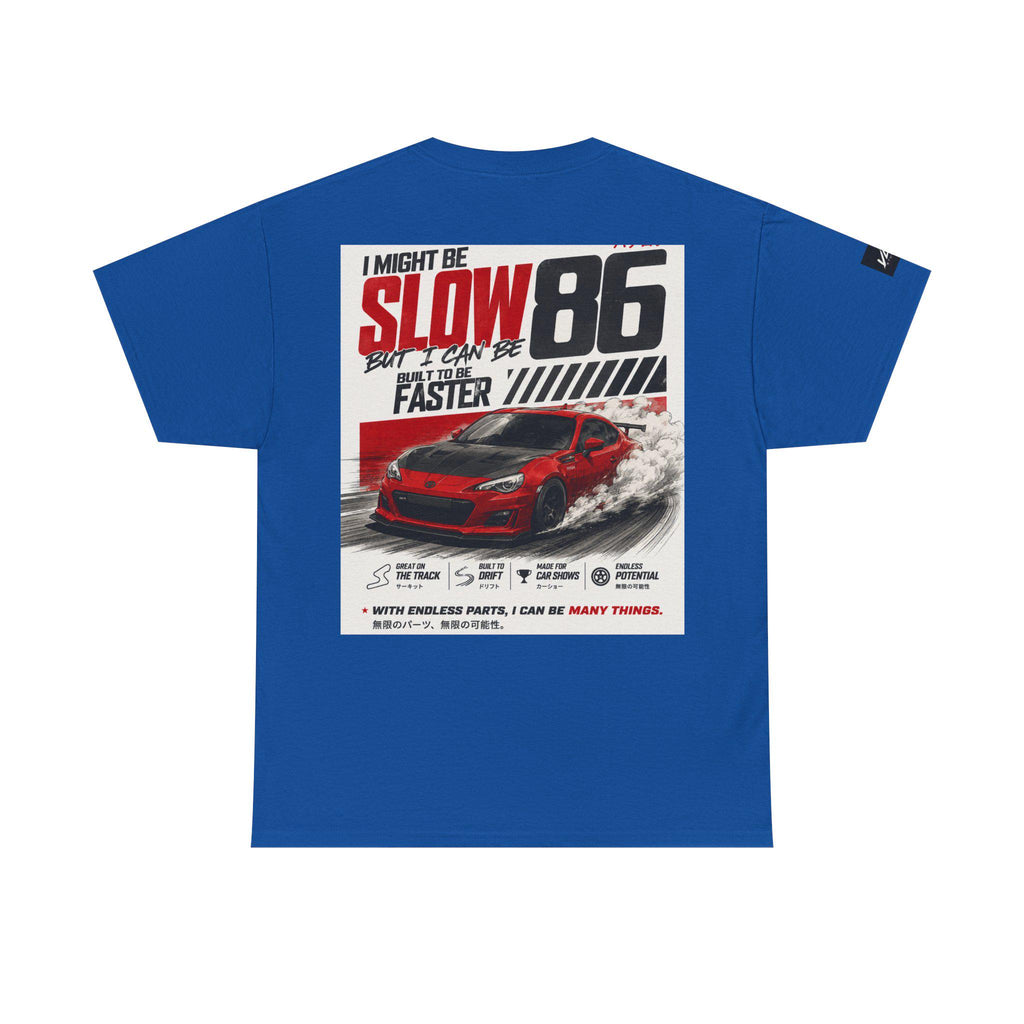 Toyota GT86 T-Shirt: Built to Be Faster, JDM Motorsport Apparel