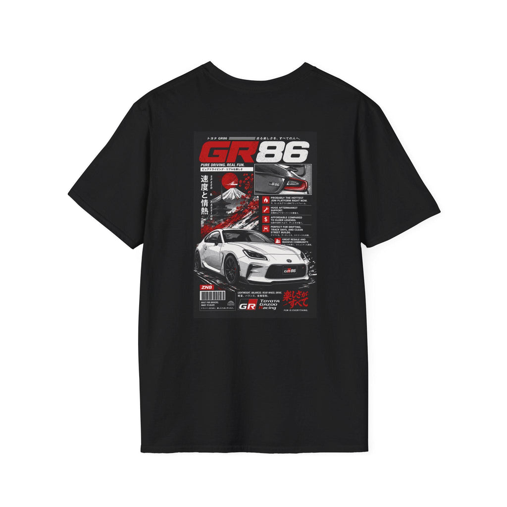 Toyota GR86 Shirt | JDM Streetwear Graphic Tee | Gazoo Racing Inspired | Drift & Track Car Apparel | GR86 Owner Gift