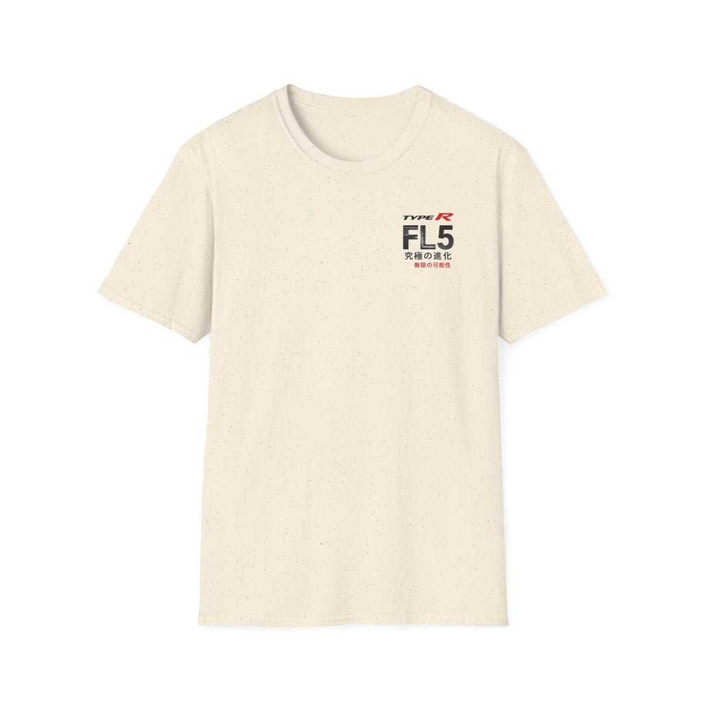 FL5 Type R Racing Logo T-Shirt | Japanese Characters, Minimal Car Graphic