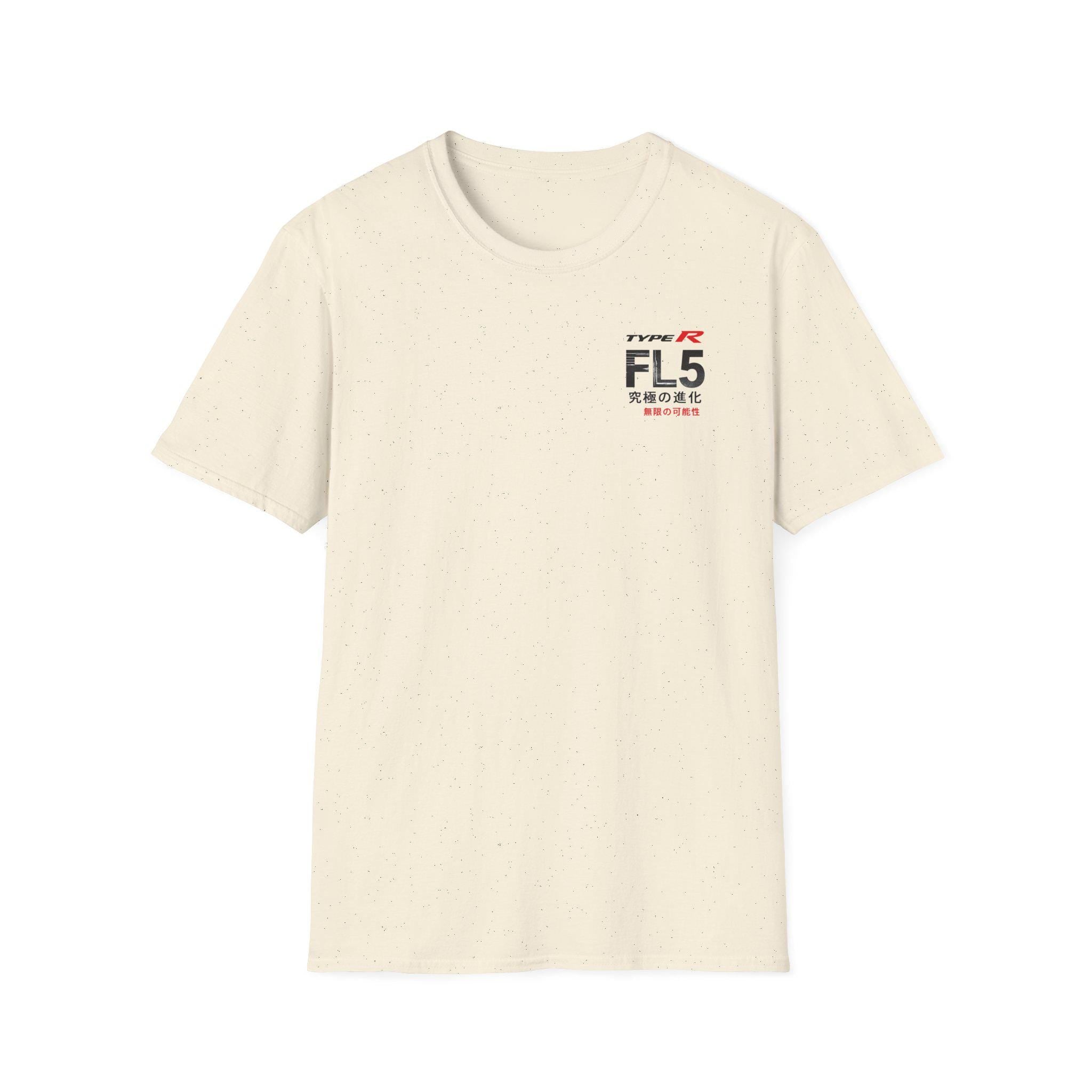 FL5 Type R Racing Logo T-Shirt | Japanese Characters, Minimal Car Graphic