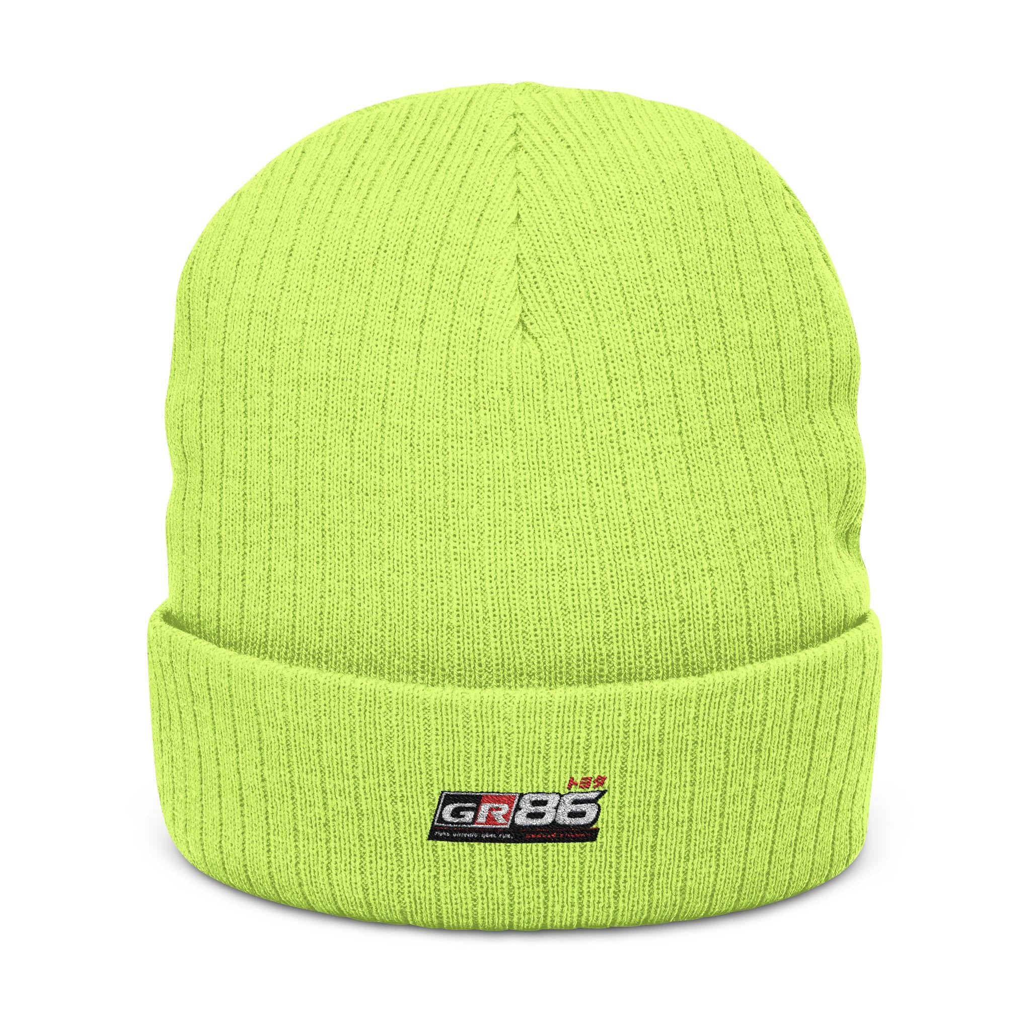 Toyota GR86 Embroidered Beanie | JDM Knit Hat | GR86 Car Enthusiast Gift | Japanese Streetwear Winter Cap | Motorsport Apparel