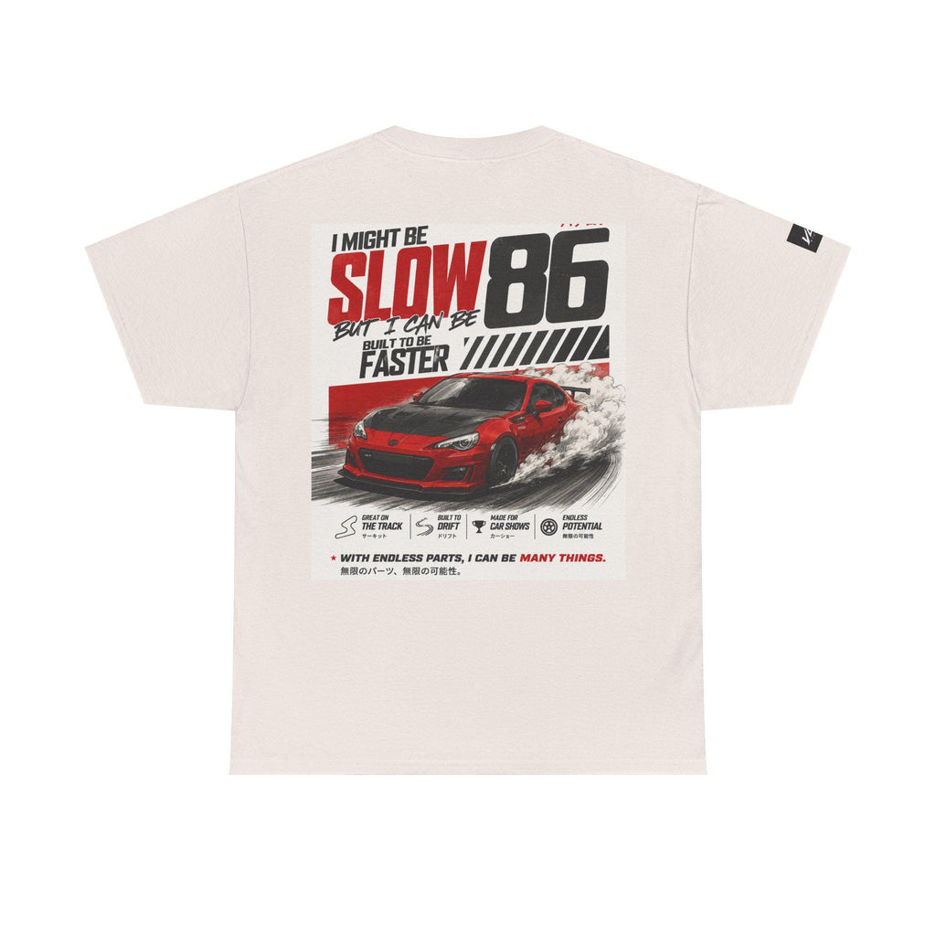 Toyota GT86 T-Shirt: Built to Be Faster, JDM Motorsport Apparel