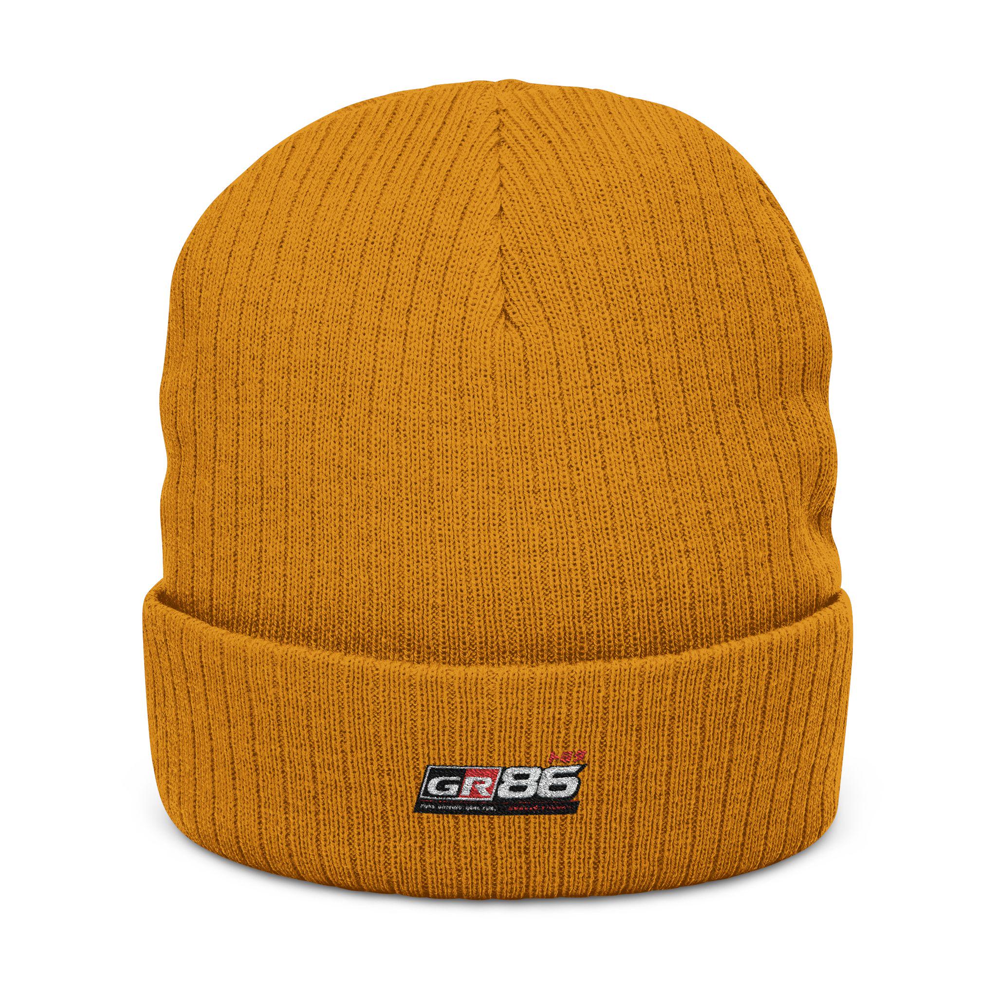 Toyota GR86 Embroidered Beanie | JDM Knit Hat | GR86 Car Enthusiast Gift | Japanese Streetwear Winter Cap | Motorsport Apparel