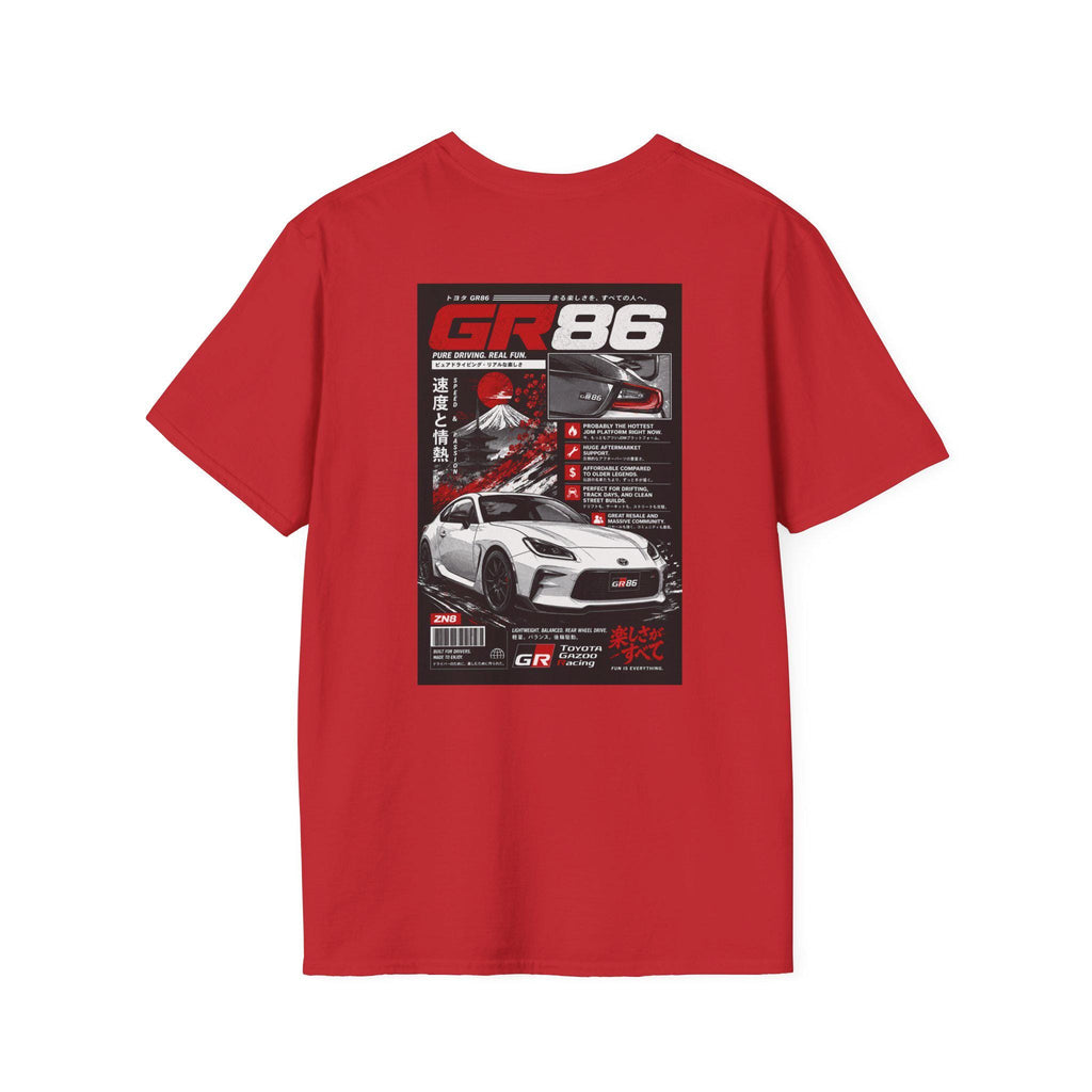 Toyota GR86 Shirt | JDM Streetwear Graphic Tee | Gazoo Racing Inspired | Drift & Track Car Apparel | GR86 Owner Gift