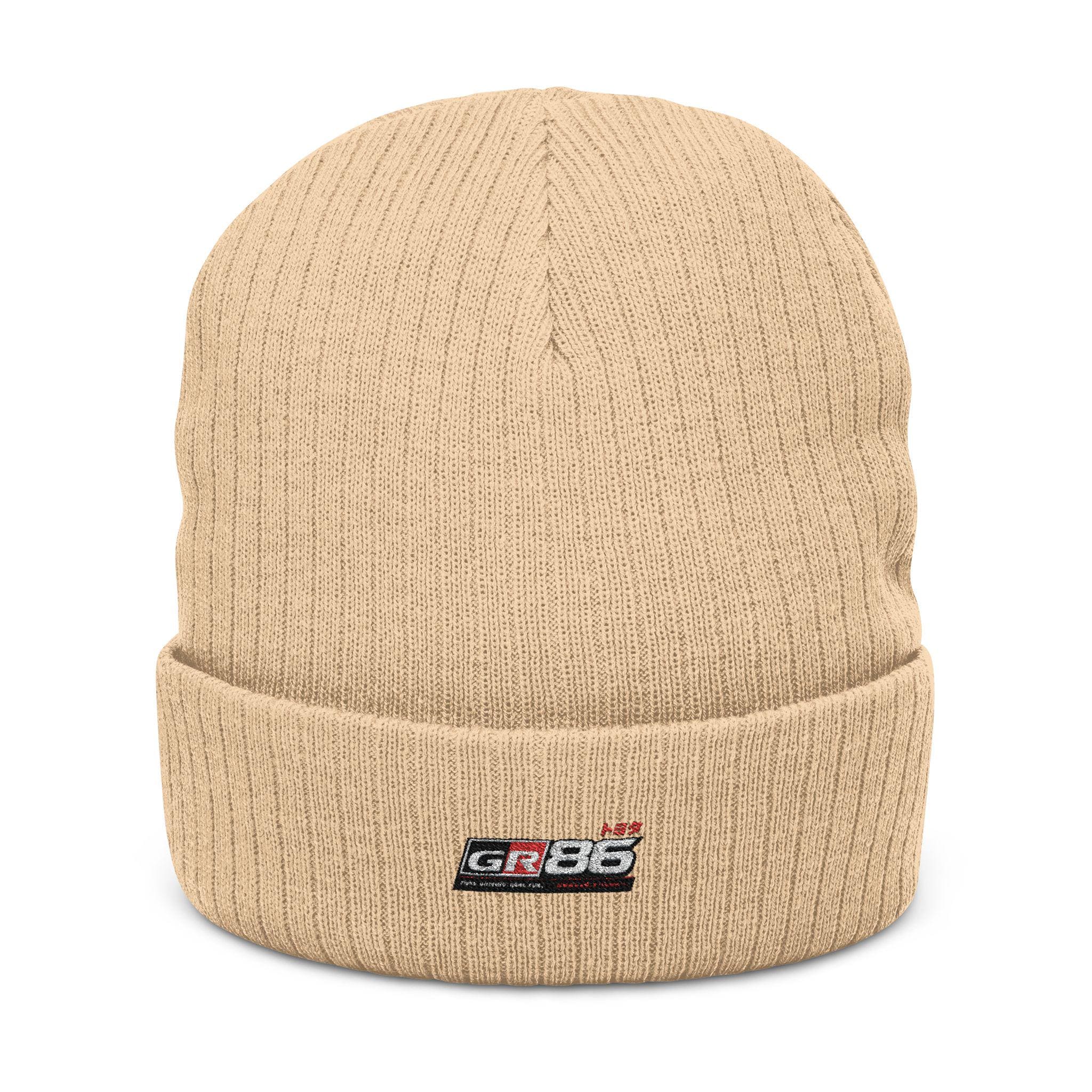 Toyota GR86 Embroidered Beanie | JDM Knit Hat | GR86 Car Enthusiast Gift | Japanese Streetwear Winter Cap | Motorsport Apparel